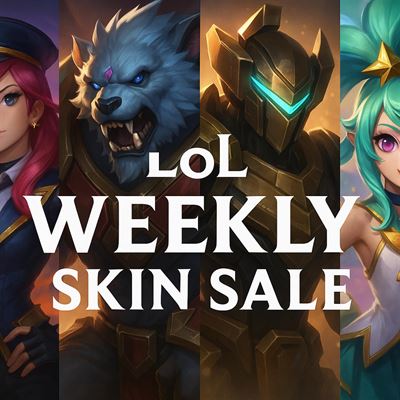Discover the latest deals in the lol weekly skin sale